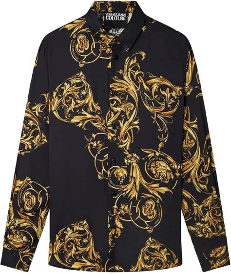 camicia epoca barocca versace|Versace barocco a camicie classiche da uomo.